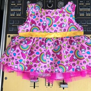 Build A Bear MY MELODY Hello Kitty Sanrio Dress